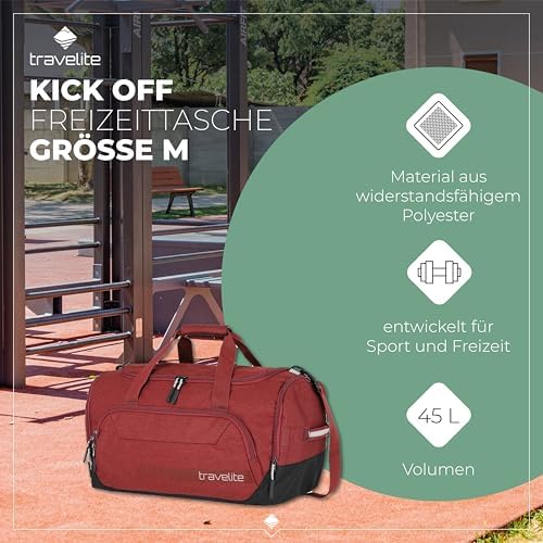 Travelite vidutinis maišas raudonas 45L