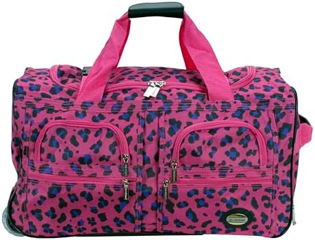 Rockland riedantis maišas magenta leopardas
