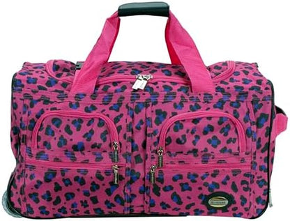 Rockland riedantis maišas magenta leopardas