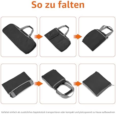 Juodas didelis kelioninis maišas Amazon Basics