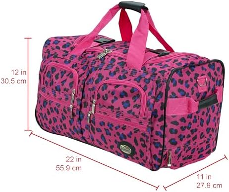 Rockland riedantis maišas magenta leopardas