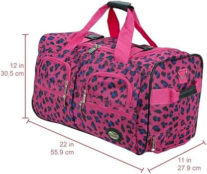 Rockland riedantis maišas magenta leopardas